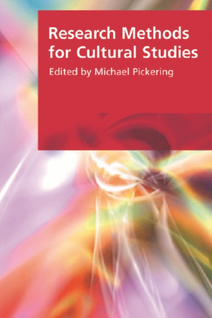 Research Methods for Cultural Studies, Hardback Book