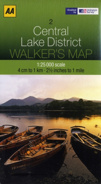 Central Lake District, Sheet map, folded Book