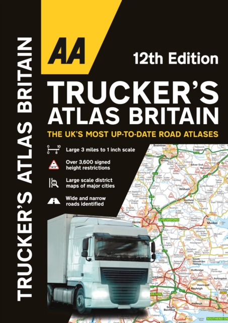 AA Trucker's Atlas Britain, Spiral bound Book