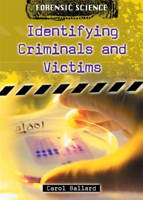 Identifying Criminals and Victims, Hardback Book