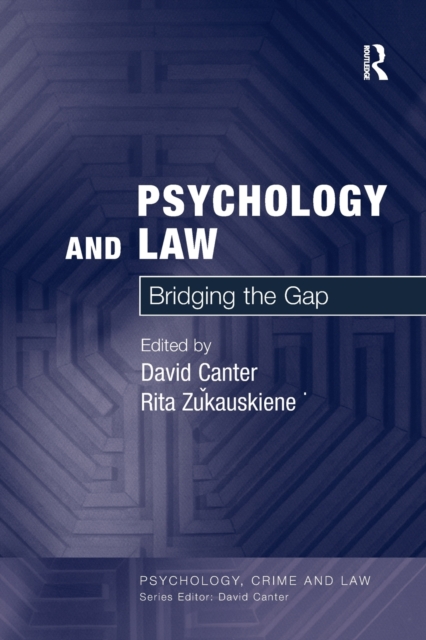 Psychology and Law : Bridging the Gap, Paperback / softback Book
