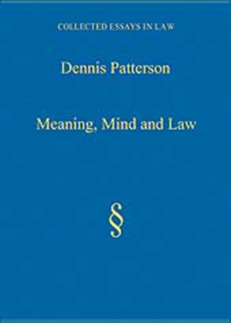 Meaning, Mind and Law, Hardback Book