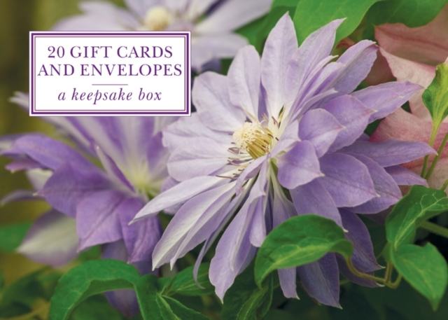 Tin Box of 20 Gift Cards and Envelopes: Clematis, Cards Book