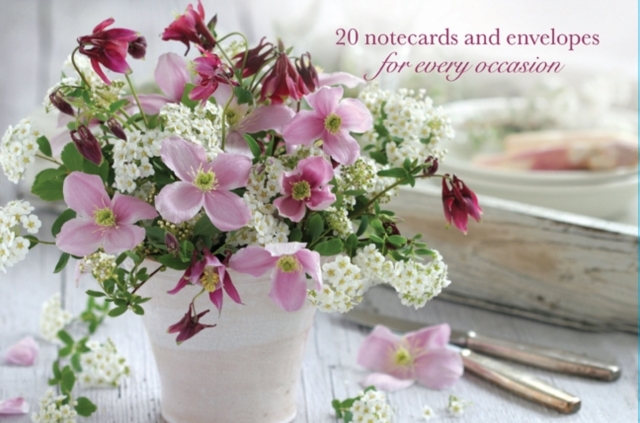 Card Box of 20 Notecards and Envelopes: Clematis, Cards Book