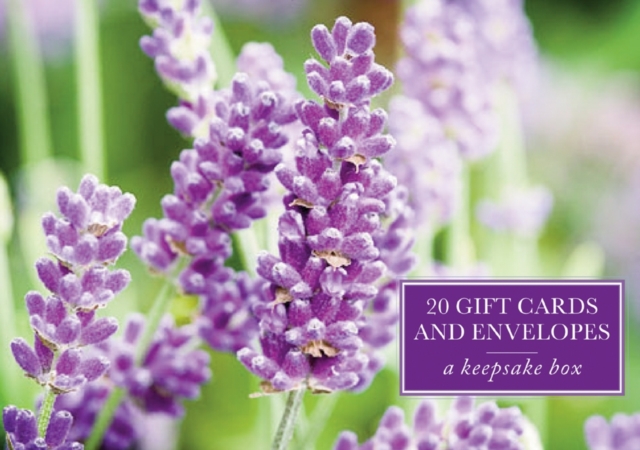 Tin Box of 20 Gift Cards and Envelopes: Lavender, Cards Book