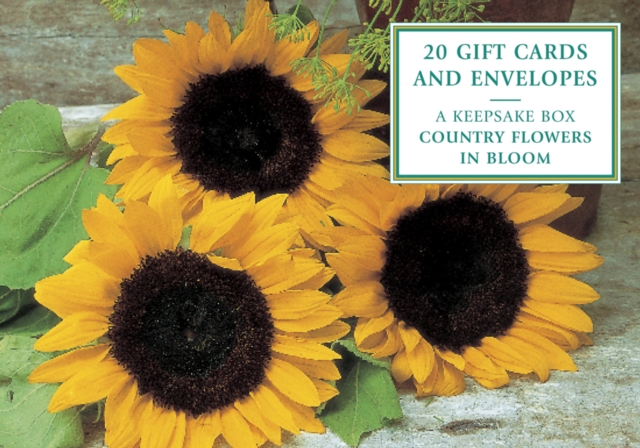 Tin Box of 20 Gift Cards and Envelopes: Country Flowers in Bloom, Cards Book