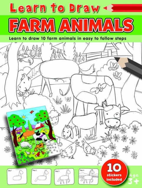 Learn to Draw Farm Animals : Learning To Draw Activity Book, Paperback / softback Book