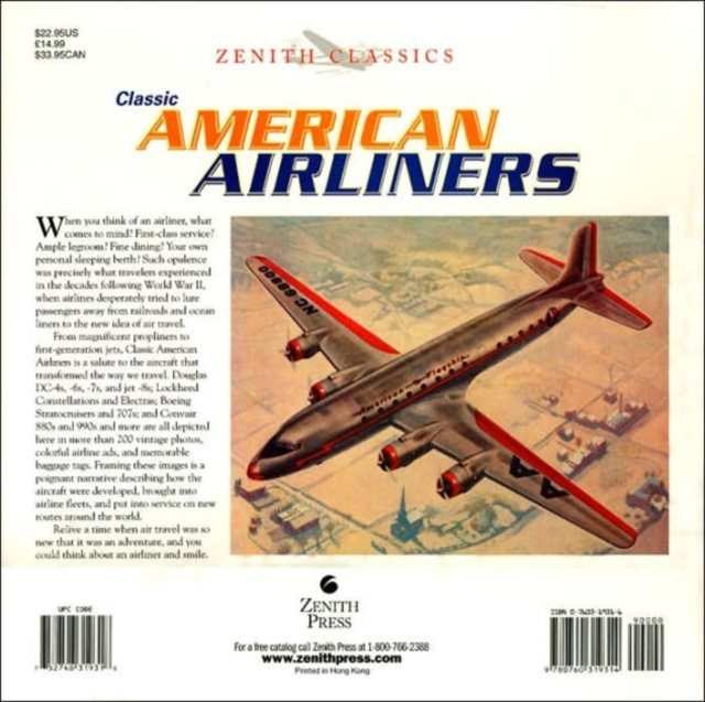 Classic American Airliners, Hardback Book