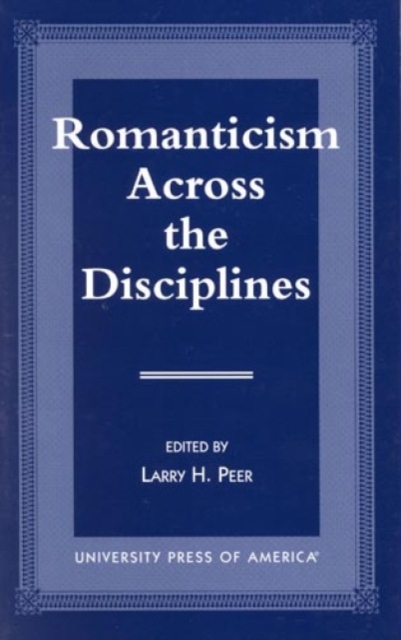 Romanticism Across the Disciplines, Paperback / softback Book
