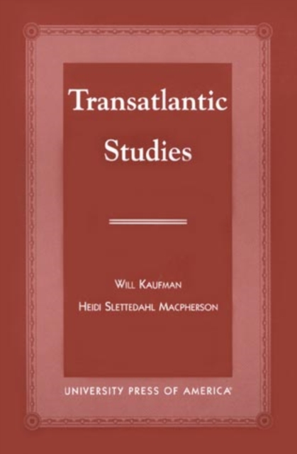 Transatlantic Studies, Hardback Book