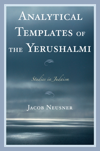 Analytical Templates of the Yerushalmi, Paperback / softback Book