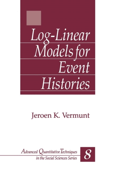Log-Linear Models for Event Histories, Hardback Book
