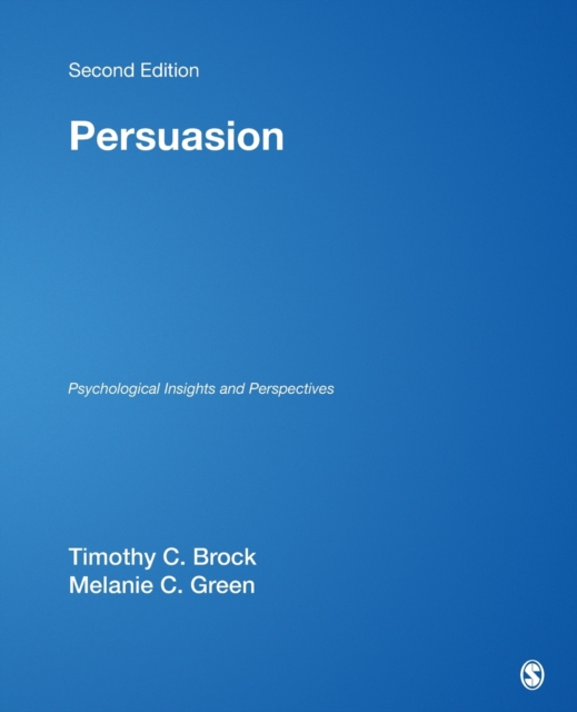 Persuasion : Psychological Insights and Perspectives, Paperback / softback Book
