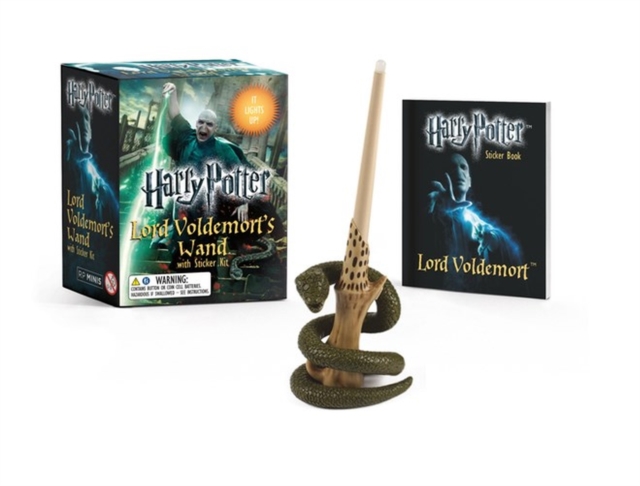 Harry Potter Voldemort's Wand with Sticker Kit : Lights Up!, Multiple-component retail product Book