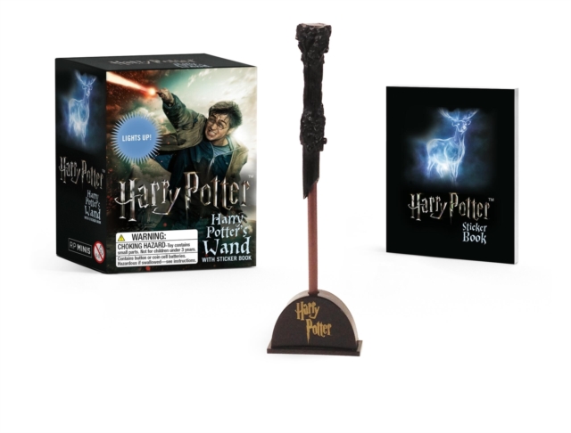 Harry Potter Wizard's Wand with Sticker Book : Lights Up!, Multiple-component retail product Book