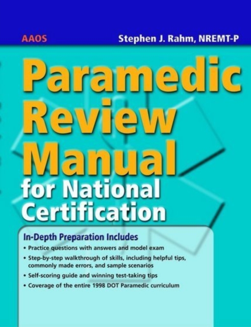 Paramedic Review Manual for National Certification, Paperback Book