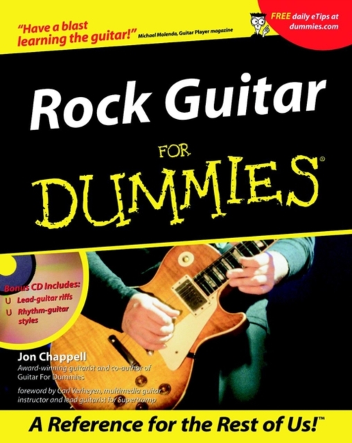 Rock Guitar For Dummies, Paperback Book