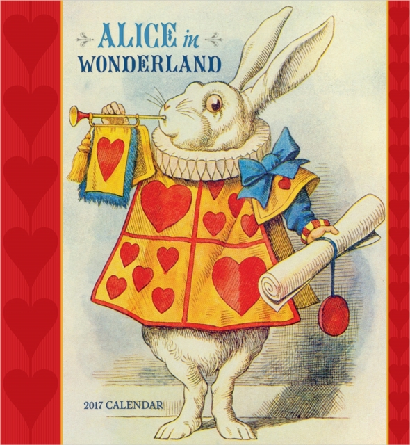 Alice in Wonderland 2017 Wall Calendar, Calendar Book