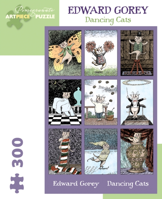Edward Gorey Dancing Cats 300-Piece Jigsaw Puzzle, Other merchandise Book