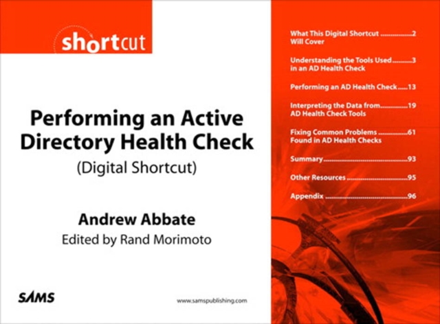 Performing an Active Directory Health Check (Digital Short Cut), PDF eBook