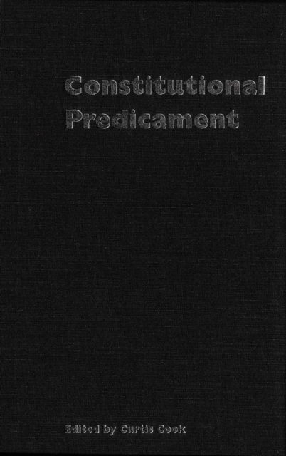 Constitutional Predicament : Canada after the Referendum of 1992, Hardback Book