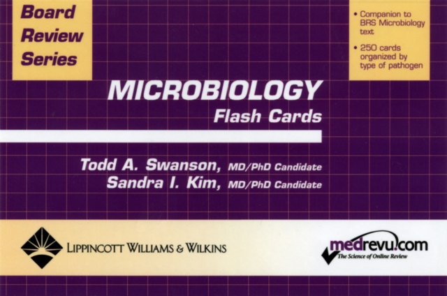 BRS Microbiology Flash Cards, Cards Book