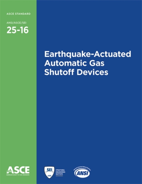 Earthquake-Actuated Automatic Gas Shutoff Devices (25-16), Paperback / softback Book