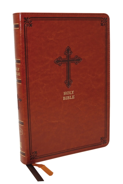 KJV Holy Bible: Thinline, Brown Leathersoft, Red Letter, Comfort Print: King James Version : Holy Bible, King James Version, Leather / fine binding Book