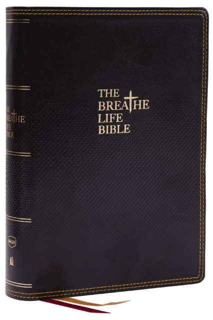 The Breathe Life Holy Bible: Faith in Action (NKJV, Black Leathersoft, Thumb Indexed, Red Letter, Comfort Print), Leather / fine binding Book