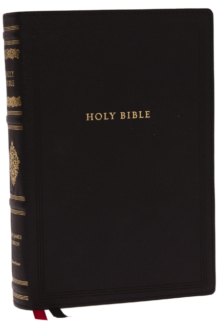 KJV, Wide-Margin Reference Bible, Sovereign Collection, Genuine Leather, Black, Red Letter, Comfort Print : Holy Bible, King James Version, Leather / fine binding Book