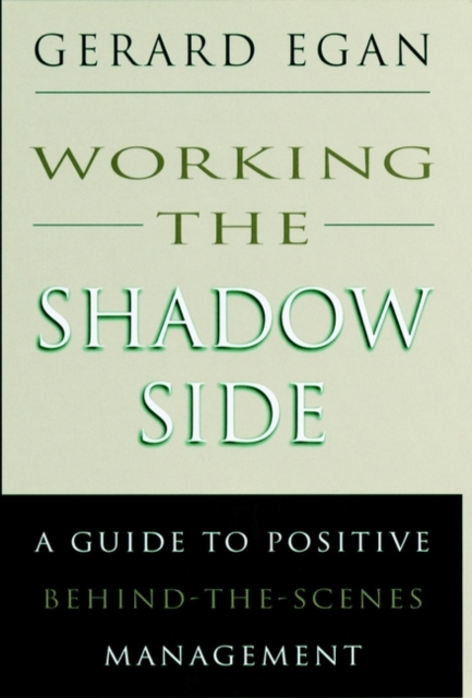 Working the Shadow Side : A Guide to Positive Behind-the-Scenes Management, Hardback Book