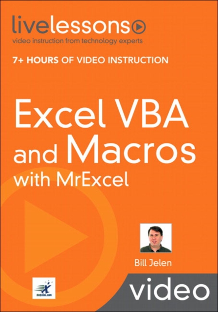 Excel VBA and Macros with MrExcel LiveLessons (Video Training), Mixed media product Book