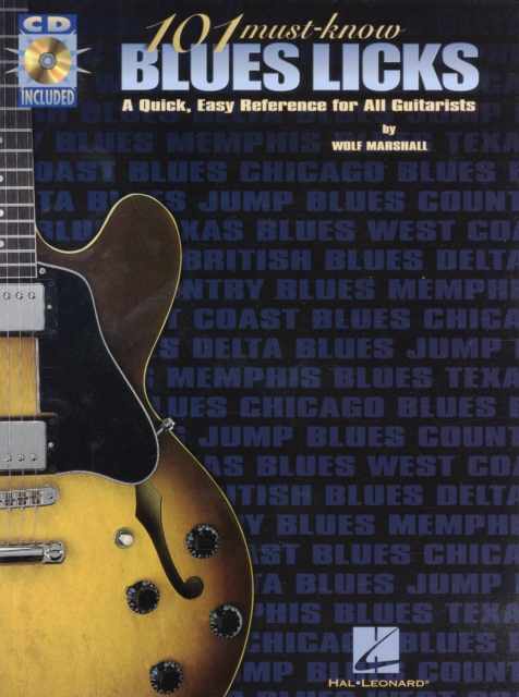 101 Must-Know Blues Licks, Book Book