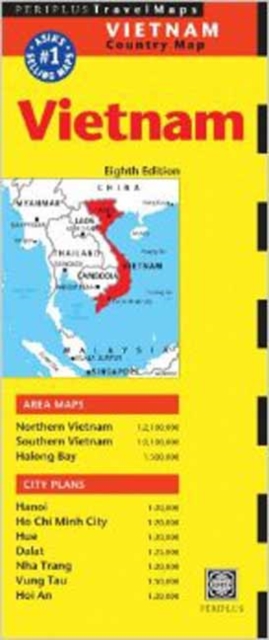 Vietnam Travel Map Eighth Edition, Sheet map, folded Book