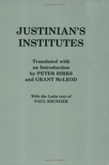 Justinian's "Institutes", Hardback Book