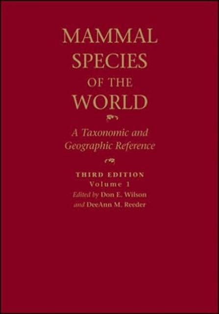 Mammal Species of the World : A Taxonomic and Geographic Reference, Multiple-component retail product, slip-cased Book