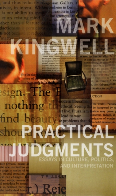 Practical Judgments : Essays in Culture, Politics, and Interpretation, Hardback Book