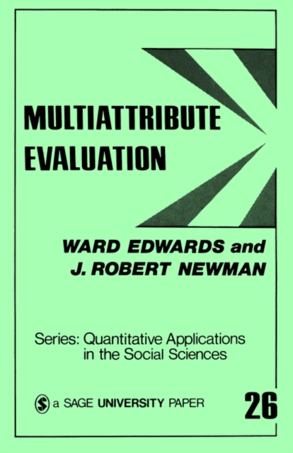 Multiattribute Evaluation, Paperback / softback Book
