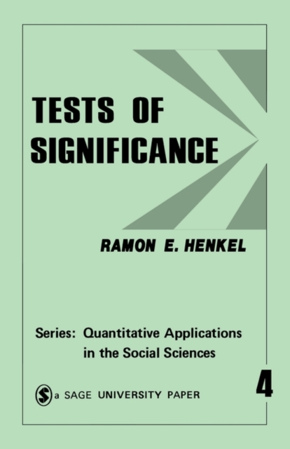 Tests of Significance, Paperback / softback Book