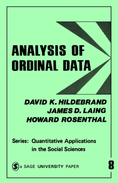 Analysis of Ordinal Data, Paperback / softback Book
