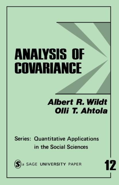 Analysis of Covariance, Paperback / softback Book