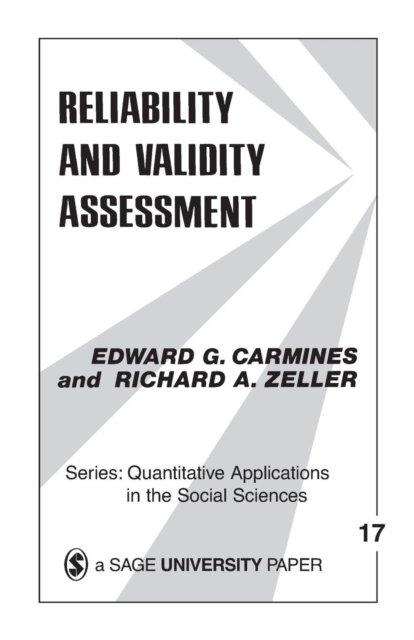 Reliability and Validity Assessment, Paperback / softback Book