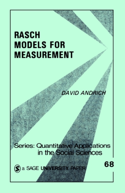 Rasch Models for Measurement, Paperback / softback Book