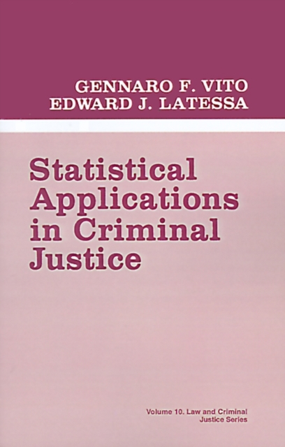 Statistical Applications in Criminal Justice, Paperback / softback Book