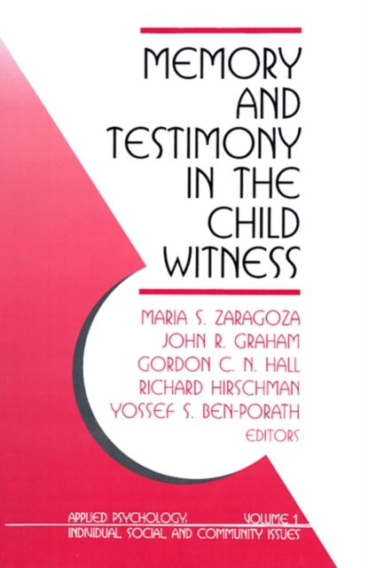Memory and Testimony in the Child Witness, Paperback / softback Book