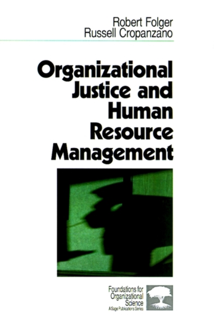 Organizational Justice and Human Resource Management, Paperback / softback Book
