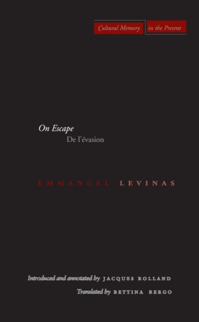 On Escape : De l’evasion, Paperback / softback Book