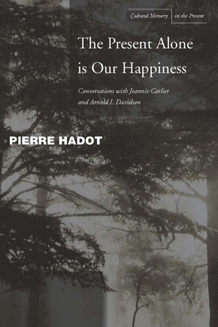 The Present Alone is Our Happiness : Conversations with Jeannie Carlier and Arnold I. Davidson, Hardback Book