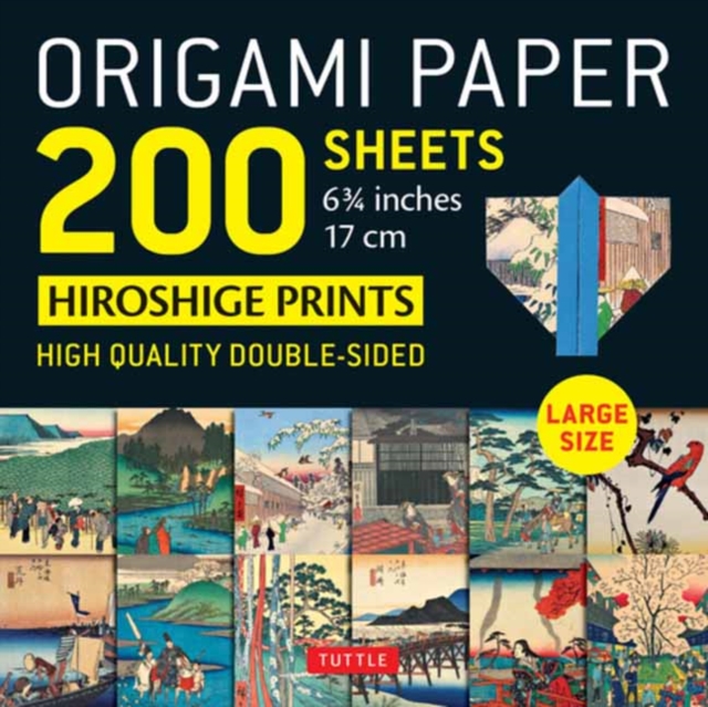 Origami Paper 200 sheets Japanese Hiroshige Prints 6.75 inch : Large Tuttle Origami Paper: High-Quality Double Sided Origami Sheets Printed with 12 Different Prints (Instructions for 6 Projects Includ, Other printed item Book