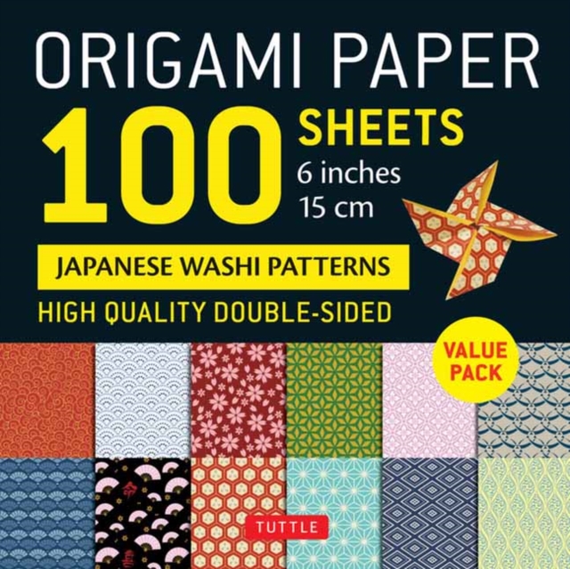 Origami Paper 100 sheets Washi Patterns 6" (15 cm), Notebook / blank book Book